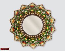 Peruvian Luxury Round Mirror 23.6