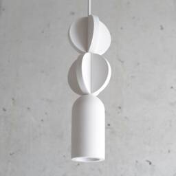 "Plaster Pendant Light ""Citrus" - thumbnail 3