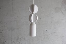 "Plaster Pendant Light ""Citrus" - thumbnail 1