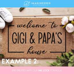 Personalized Grandparents Welcome Door Mat - Custom Doormat For Grandparent Gifts Coir Home Decor Christmas Gift For Nana & Papa - thumbnail 3
