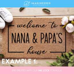 Personalized Grandparents Welcome Door Mat - Custom Doormat For Grandparent Gifts Coir Home Decor Christmas Gift For Nana & Papa - thumbnail 2
