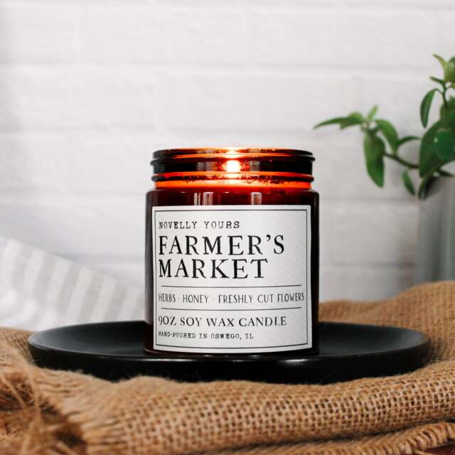 Farmer's Market Candle Summer Fair Scented Soy Wax - image 1