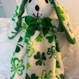 Irish Baby Bunny Blanket - thumbnail 3