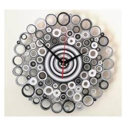 Unique Wall Clocks, Large Wall Clock, Paper Clock, Bedroom Decor, Modern Gift For Home Decor - thumbnail 2