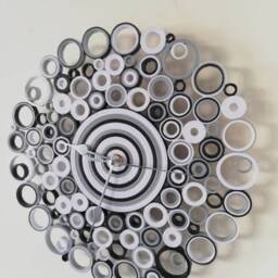 Unique Wall Clocks, Large Wall Clock, Paper Clock, Bedroom Decor, Modern Gift For Home Decor - thumbnail 4