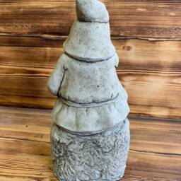 Stone Garden Detailed Thinking Pixie Gnome Fairy Beard Hat Statue Ornament Gift - thumbnail 3