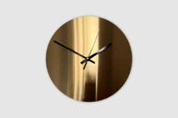 Pure Brass Wall Clock - Multiple Sizes Completely Silent