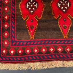 Tribal Handmade Moroccan High Pile Rug, One Of Kind 4.5x7 Ft - thumbnail 4