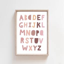 Set Of 3 Girls Nursery Decor, Boho Rainbow Wall Art, Bedroom Prints, Name Sister Playroom Print - thumbnail 3