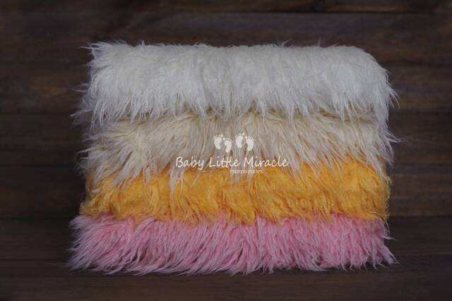 Faux Fur, Newborn Photo Props, Newborn, Fabric, Blanket, Photography, Baby Props, Basket Stuffer, Beanbag Fabric, Baby Shower, Flokati - image 1