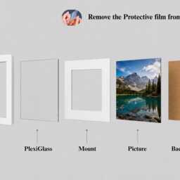White Square Photo Frame With Mounts - Mdf Wood Effect Picture Poster Frames - Various Sizes Wall Hanging Home Decor Wedding Gifts - thumbnail 3