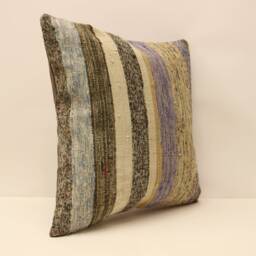 Kilim Pillow, Sofa Pillow Boho Pillow, Handwoven Pillow, Sofa Pillow, 18x18 Minimalist Decorative Pillow, Cushion Cover Throw Pillow 4Kbf-364 - thumbnail 2