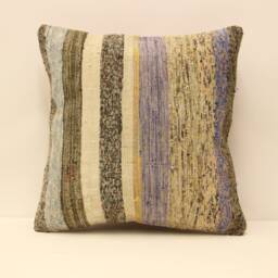 Kilim Pillow, Sofa Pillow Boho Pillow, Handwoven Pillow, Sofa Pillow, 18x18 Minimalist Decorative Pillow, Cushion Cover Throw Pillow 4Kbf-364