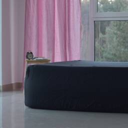 Linen Fitted Sheet in A Black Color Queen King Twin 100% Flax Softened Sheet Rose Linen Bedding - thumbnail 3