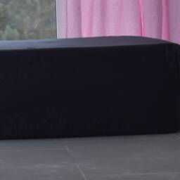 Linen Fitted Sheet in A Black Color Queen King Twin 100% Flax Softened Sheet Rose Linen Bedding - thumbnail 4
