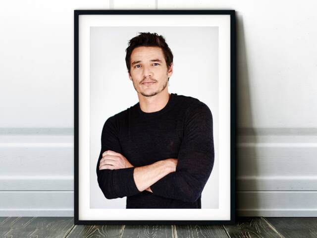 Pedro Pascal Print Poster Movies Series