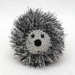 Gift For Kids Toys Crochet Hedgehog Plushie Stuffed Animal Miniature Pet Crochet Toys Baby Gift Toddler Woodland Girl Meetbestknit - thumbnail 4