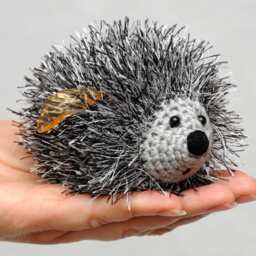 Gift For Kids Toys Crochet Hedgehog Plushie Stuffed Animal Miniature Pet Crochet Toys Baby Gift Toddler Woodland Girl Meetbestknit - thumbnail 3