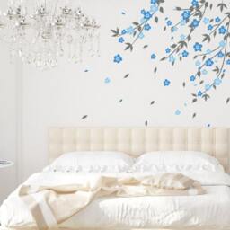 Cherry Blossom Tree Wall Decal Stickers For Bedrooms Decals Baby Room Designs Stick On Art By Decalisland - Nursery Decla Sd 042 - thumbnail 2