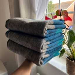 Hand-Loomed Yak Wool Throw Blanket Cosy Travel Wrap Travel/Camping Warp Home Accessories Ideal Gift Fairly Traded From Nepal M21/B3 - thumbnail 2