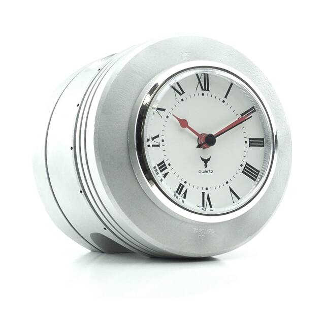 1950's Continental Motors O-470 - Io-470 Fuel Injected Raw Air Cooled Engine Piston Desk Clock - Wedding Birthday Pilot Gift - image 1