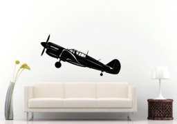 Crop Duster Air Plane War Jet Wall Sticker Decal Vinyl Mural Decor Art L2332 - thumbnail 1