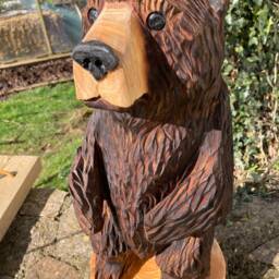 Chainsaw Carved Bear - thumbnail 2