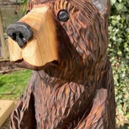 Chainsaw Carved Bear - thumbnail 3