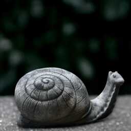 Stone Snail Sculpture Concrete Wildlife Decoration Cement Ornament Handmade Figure Front Door Decor Wildlife Statue Lover Gift - thumbnail 1