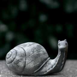 Stone Snail Sculpture Concrete Wildlife Decoration Cement Ornament Handmade Figure Front Door Decor Wildlife Statue Lover Gift - thumbnail 3