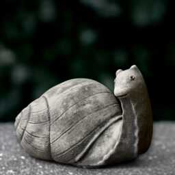 Stone Snail Sculpture Concrete Wildlife Decoration Cement Ornament Handmade Figure Front Door Decor Wildlife Statue Lover Gift - thumbnail 2