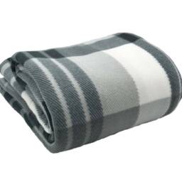 Tartan Throw Blanket Checked Design Large Polar Fleece Warm Soft Bed Travel Car Camping - thumbnail 2