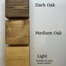 Rustic Wooden Display Stool - Solid Wood Side Table - thumbnail 4