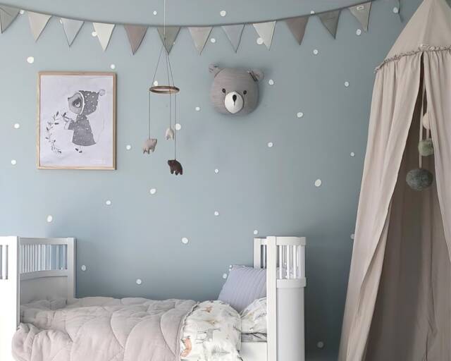 Hand Drawn Polka Dots - Vinyl Wall Decals Irregular Round Spots Stickers Sets Of 165 Baby Nursery Boys & Girls Kids Room D??cor - image 1