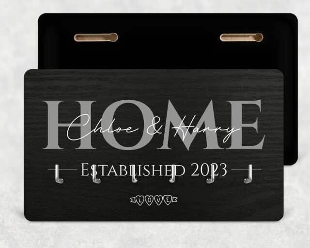 Personalized Family Key Holder - Custom Housewarming Gift - image 1