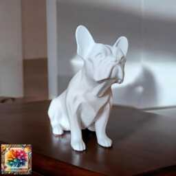 "French Bulldog Sculpture ""Frenchie" - thumbnail 1