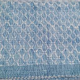 Blue Seashell Indian Print Kantha Quilt, Handmade Block Bedspread, Reversible Cotton Blanket, Coastal Boho Bedding Throw, Quilt - thumbnail 3