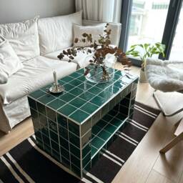 Tiled Coffee Table, Chubby - thumbnail 1