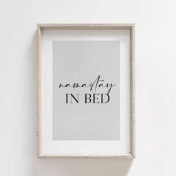 Neutral Sage Green Bedroom Prints, Good Morning Set Of 3, Beige Home Love Print, Above Bed Wall Art - thumbnail 3
