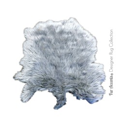 Faux Fur Sheepskin Rug - Plush Pelt Throw Rug, Usa Made - thumbnail 1