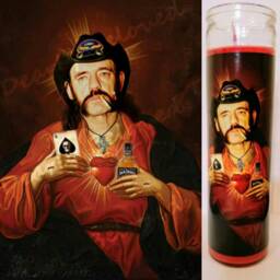 Saint Of Spades, Prayer Candle, Lemmy, Metal - thumbnail 1