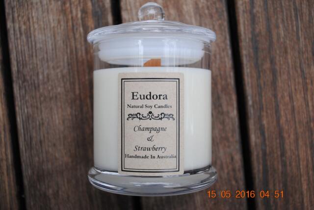 Eudora Scented Soy Wood Wick Candles - image 1