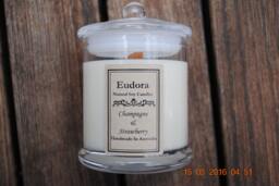 Eudora Scented Soy Wood Wick Candles - thumbnail 1