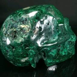 Malachite Skull - thumbnail 4