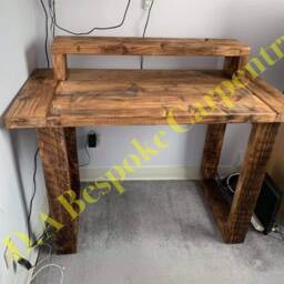 Rustic Reclaimed Wooden Desk - thumbnail 3