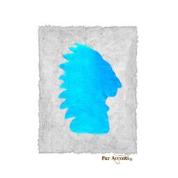 Faux Fur Area Rug - American Indian Head Art, Hand Sewn - thumbnail 4