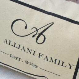 2nd Anniversary, Cotton Anniversary Gift, Mothers Day, Christmas Gift Idea, Couples Monogram, Personalized - thumbnail 3