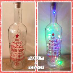 Christmas Family & Friends Light Up Bottle - thumbnail 2