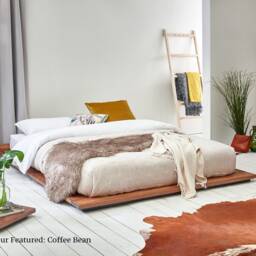 Low Modern Wooden Bed Frame By Get Laid Beds - thumbnail 2