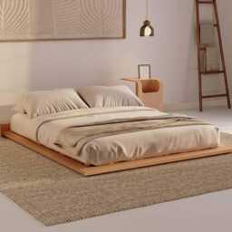 Low Modern Wooden Bed Frame By Get Laid Beds - thumbnail 4